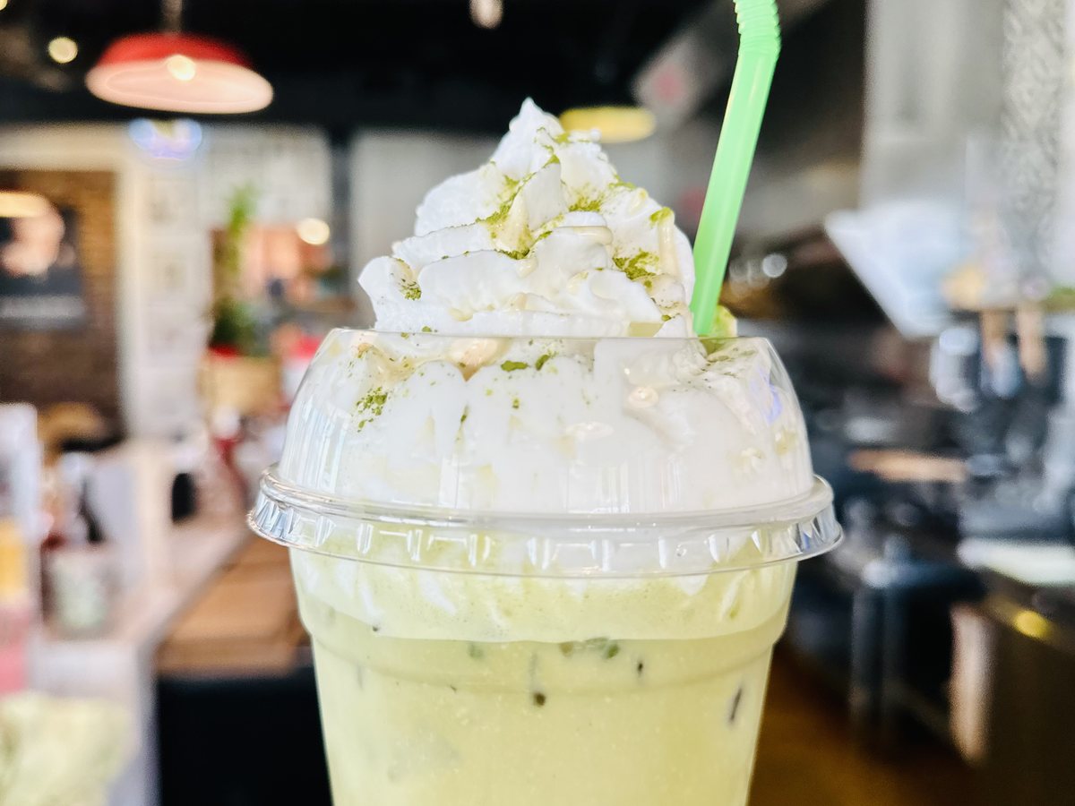 A handcrafted blended drink at The Waffle Taco
