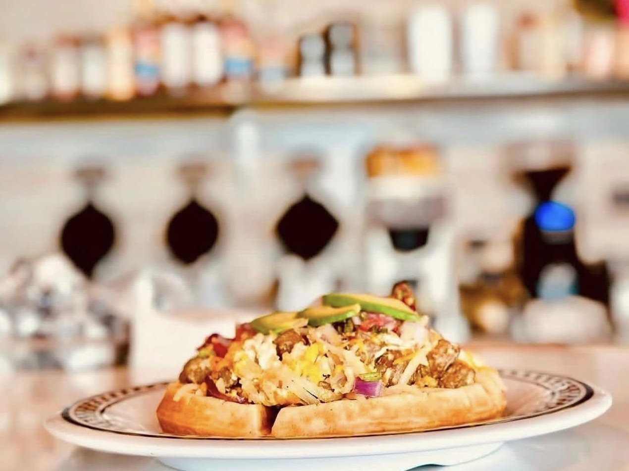 The Waffle Taco signature bubble waffle taco